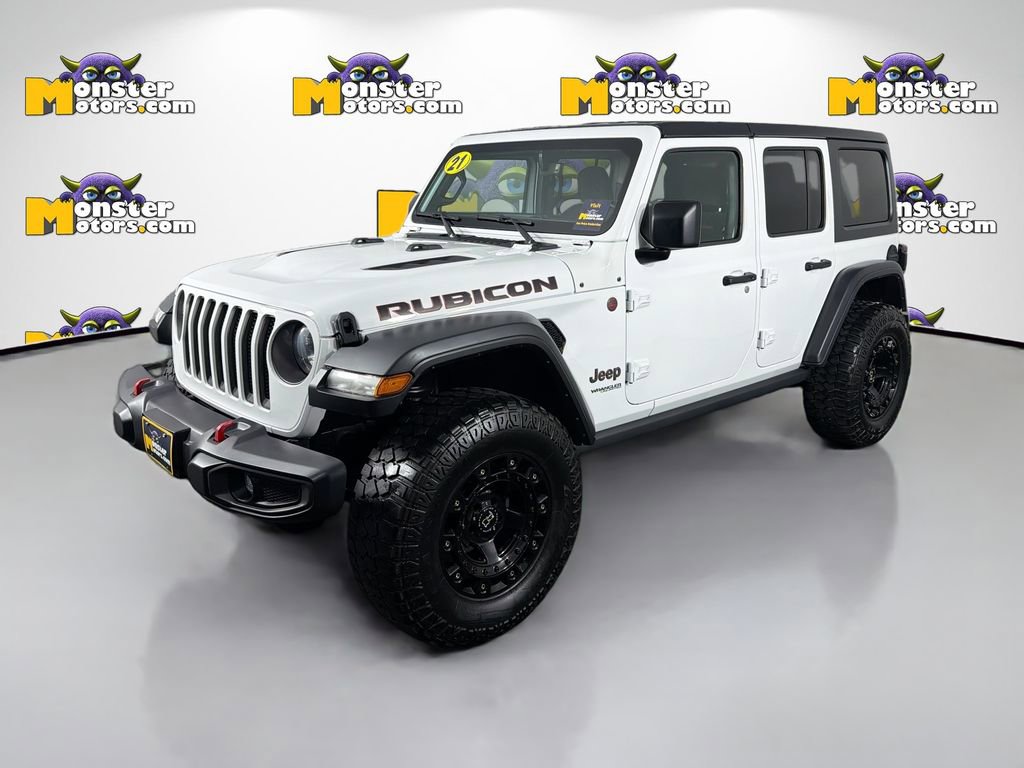 Used 2021 Jeep Wrangler Unlimited Rubicon w/ Uconnect 4C Nav & Sound Group