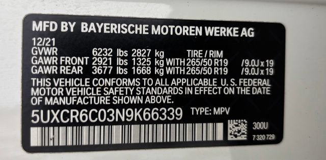 Used 2022 BMW X5 xDrive40i w/ Climate Comfort Package AWD/4WD image 23
