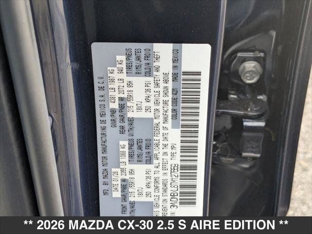 New 2026 MAZDA CX-30 Aire Edition AWD/4WD image 20