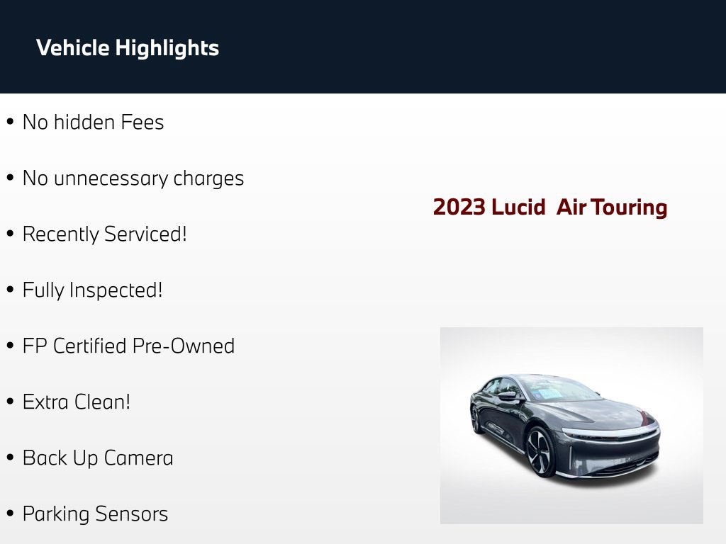 Used 2023 Lucid Air Touring AWD/4WD image 85