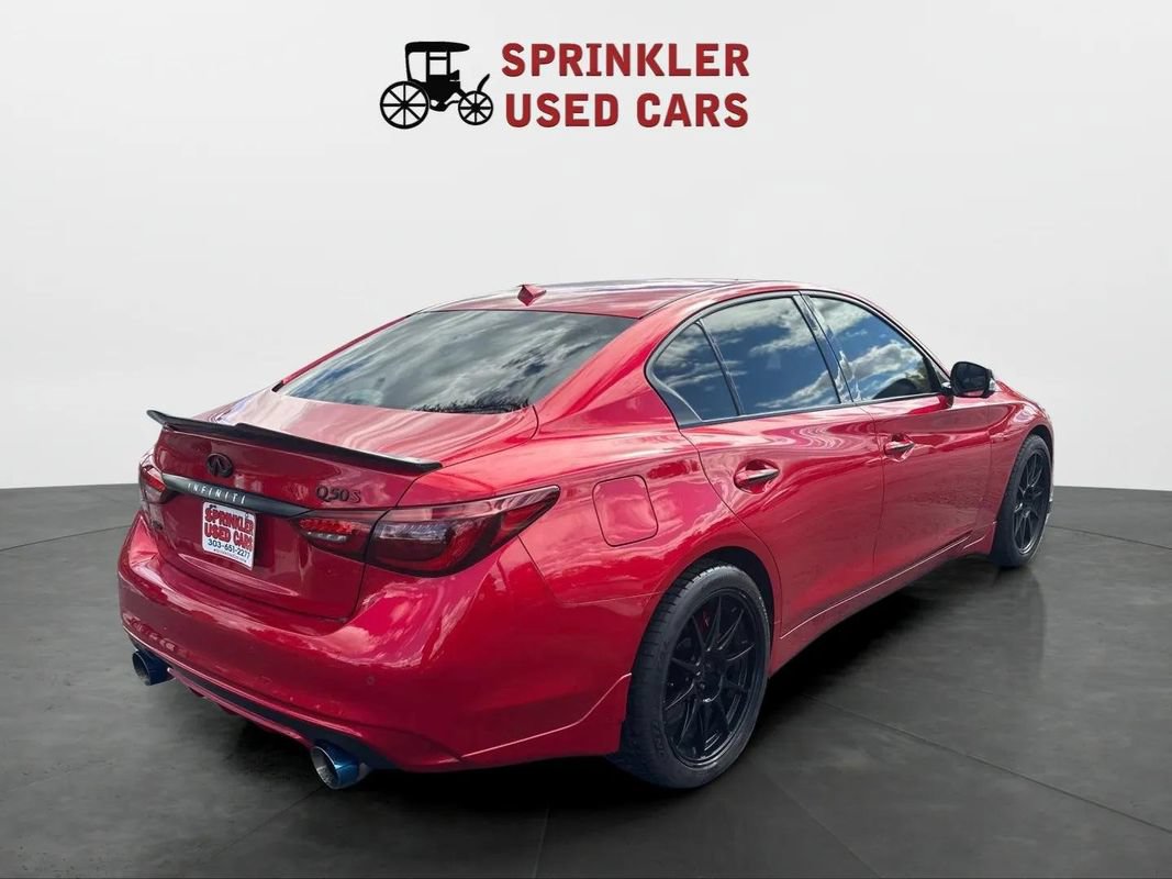 Used 2019 INFINITI Q50 Red Sport 400 w/ All Weather Package (L93) AWD/4WD image 4