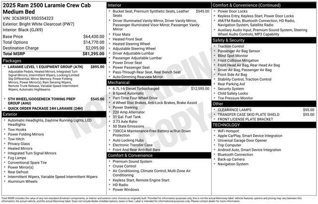 Used 2025 RAM 2500 Laramie image 36