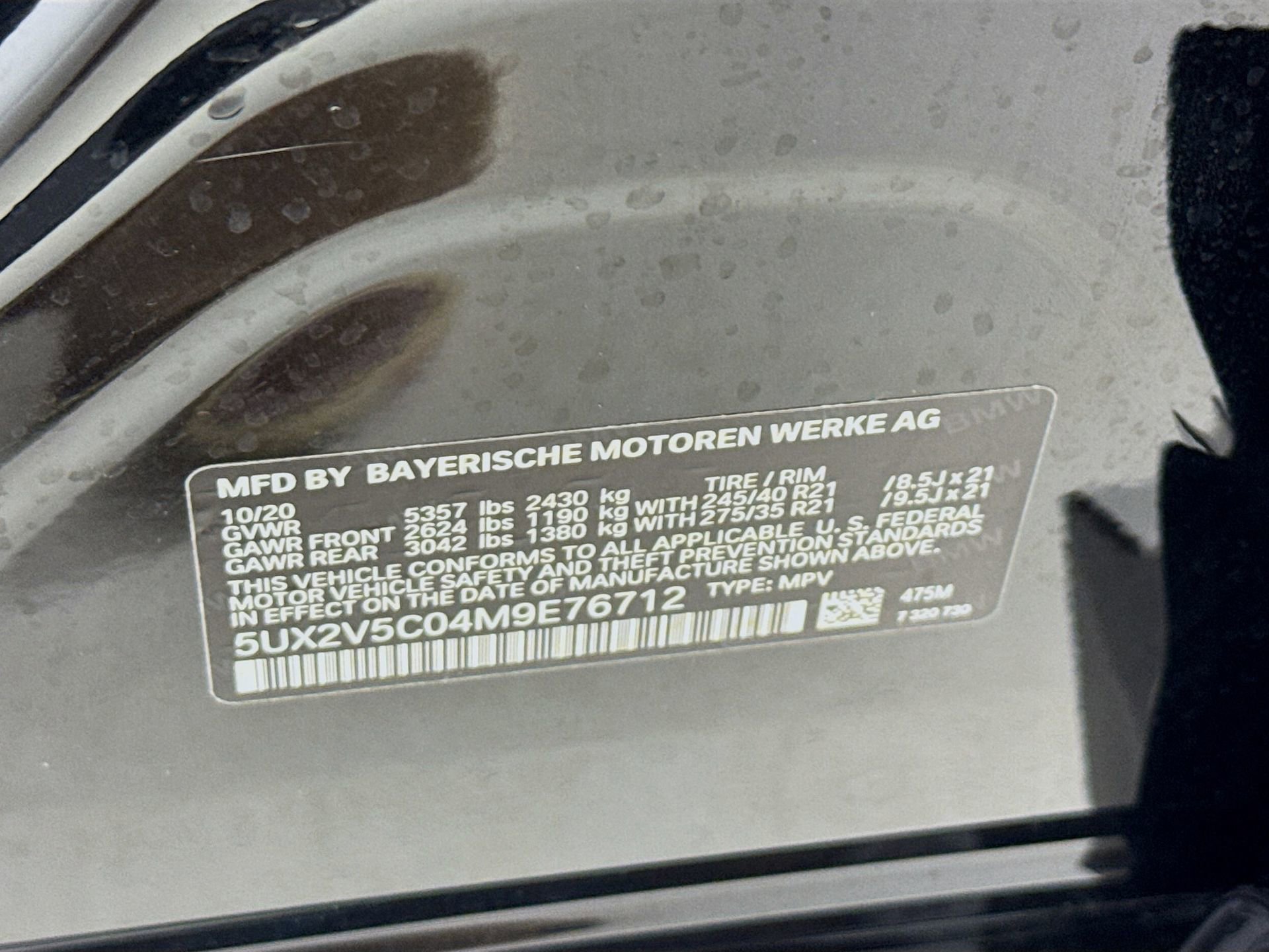 Used 2021 BMW X4 M40i w/ Premium Package image 34