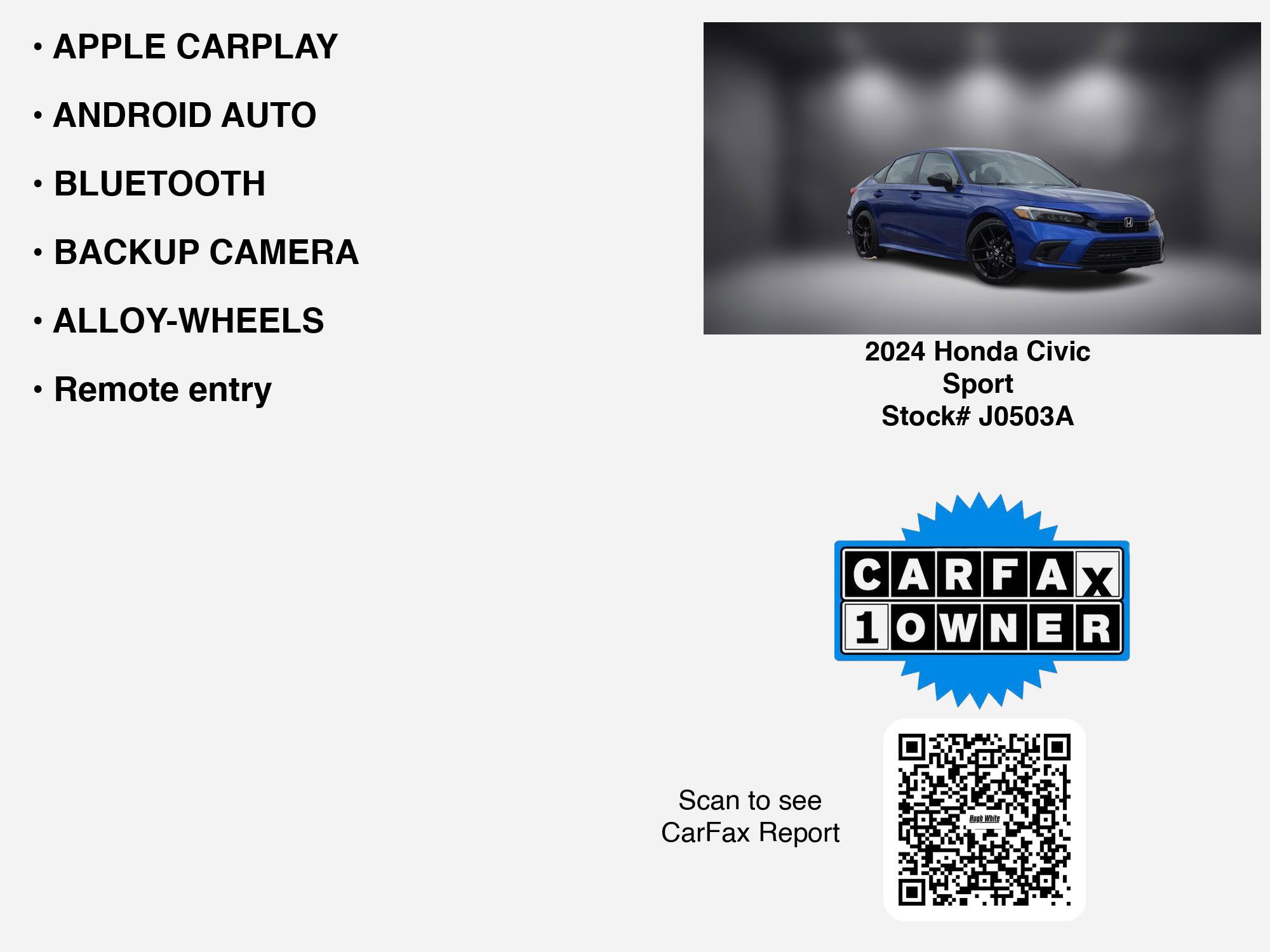 Used 2024 Honda Civic Sport image 7