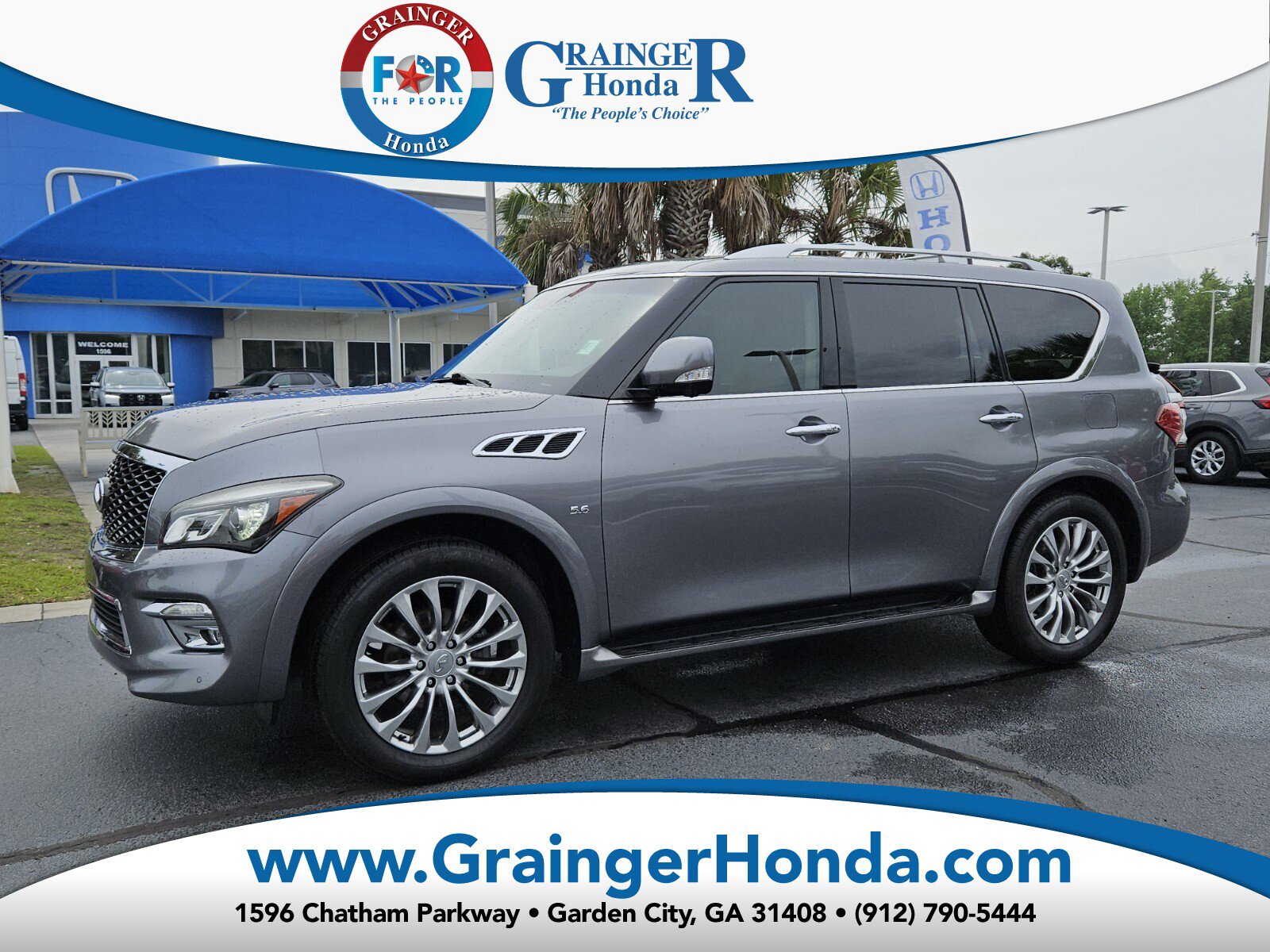 Used 2015 INFINITI QX80 2WD w/ 22" Wheel Package