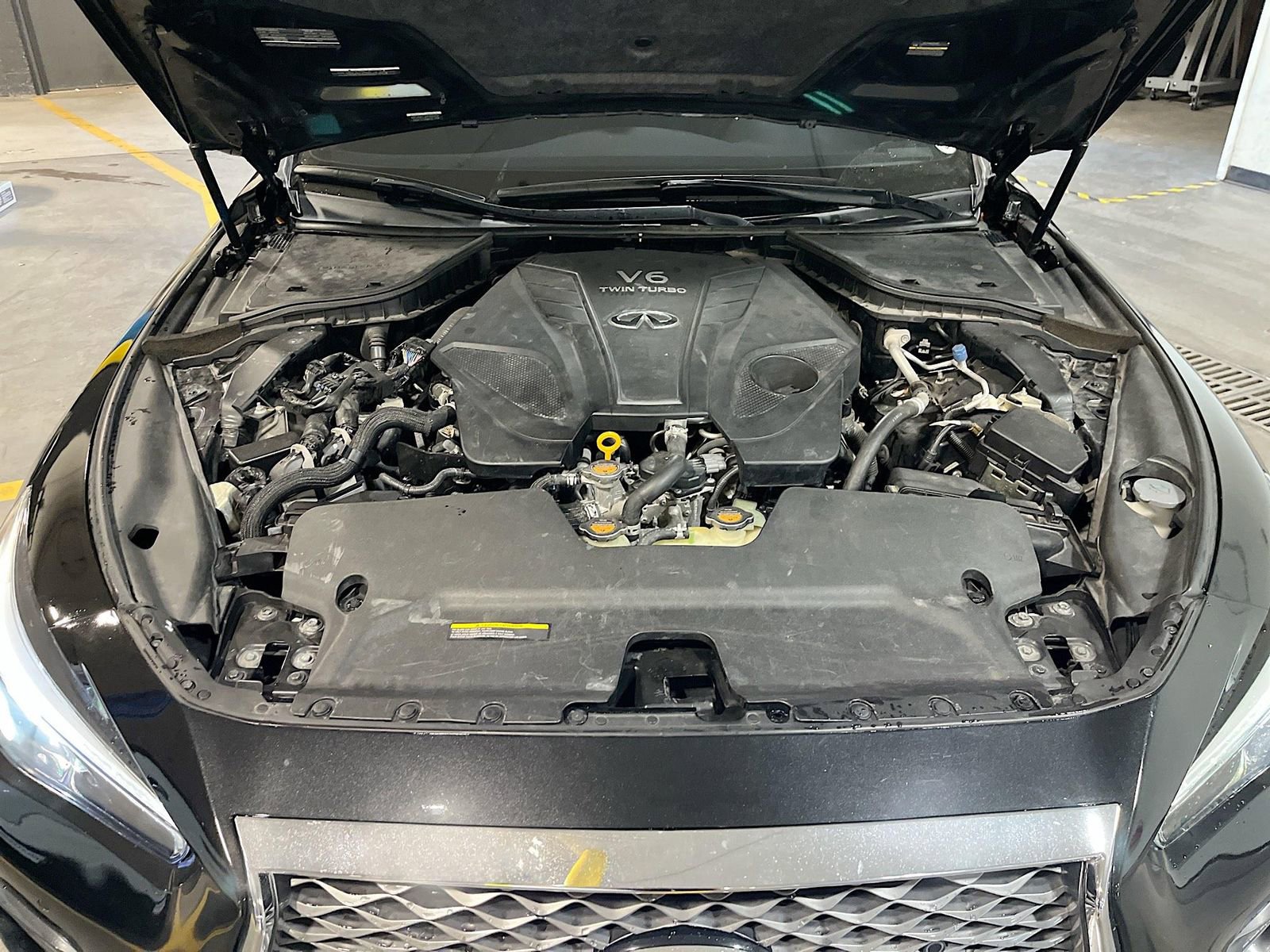 Used 2019 INFINITI Q50 Red Sport 400 w/ Proactive Package image 32