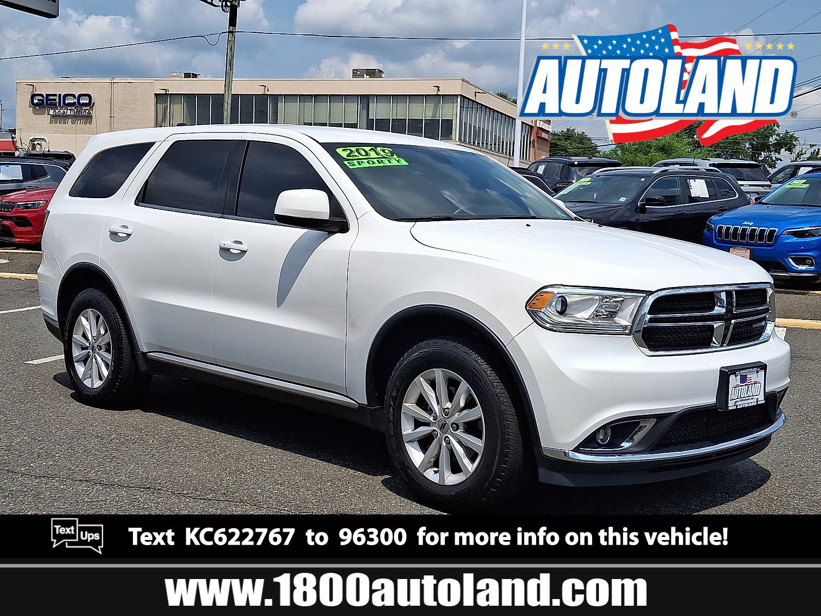 Used 2019 Dodge Durango SXT w/ 3rd Row Seating Group AWD/4WD image 1