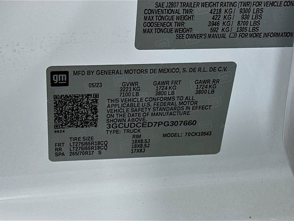 Used 2023 Chevrolet Silverado 1500 Custom Trail Boss image 36