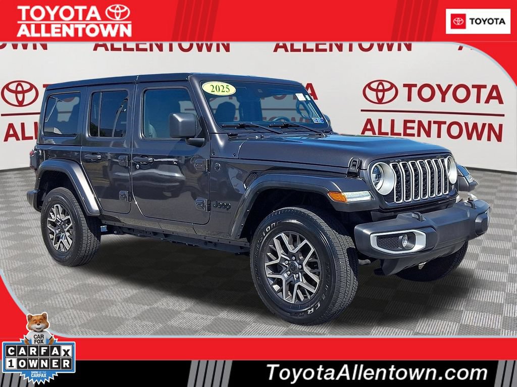 Used 2025 Jeep Wrangler Unlimited Sahara w/ Safety Group AWD/4WD image 1
