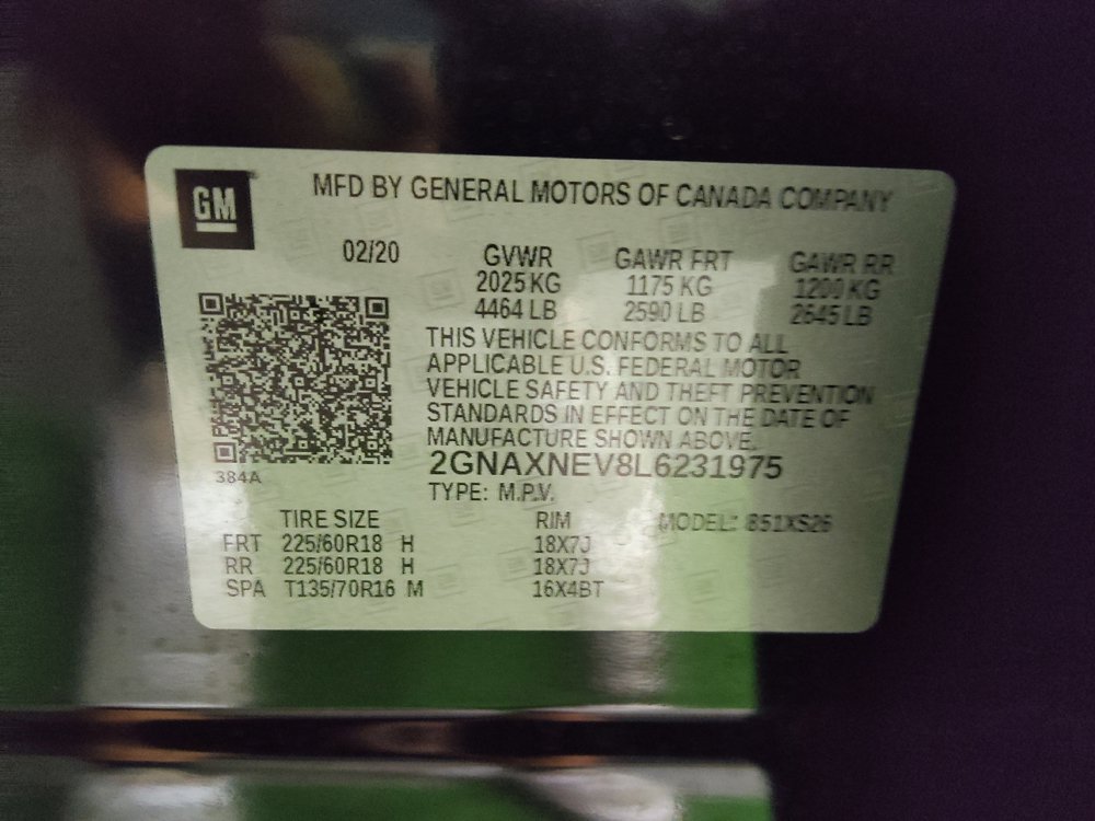 Used 2020 Chevrolet Equinox Premier FWD image 33