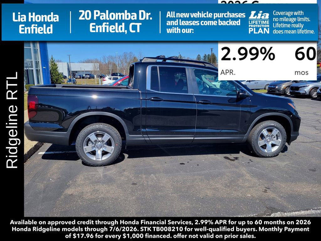 New 2026 Honda Ridgeline RTL image 2
