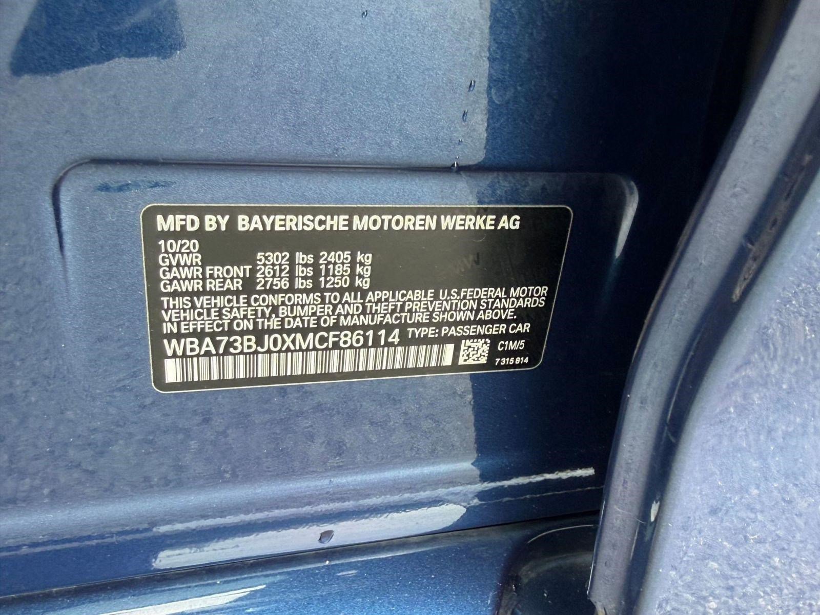 Used 2021 BMW 540i xDrive w/ M Sport Package AWD/4WD image 22