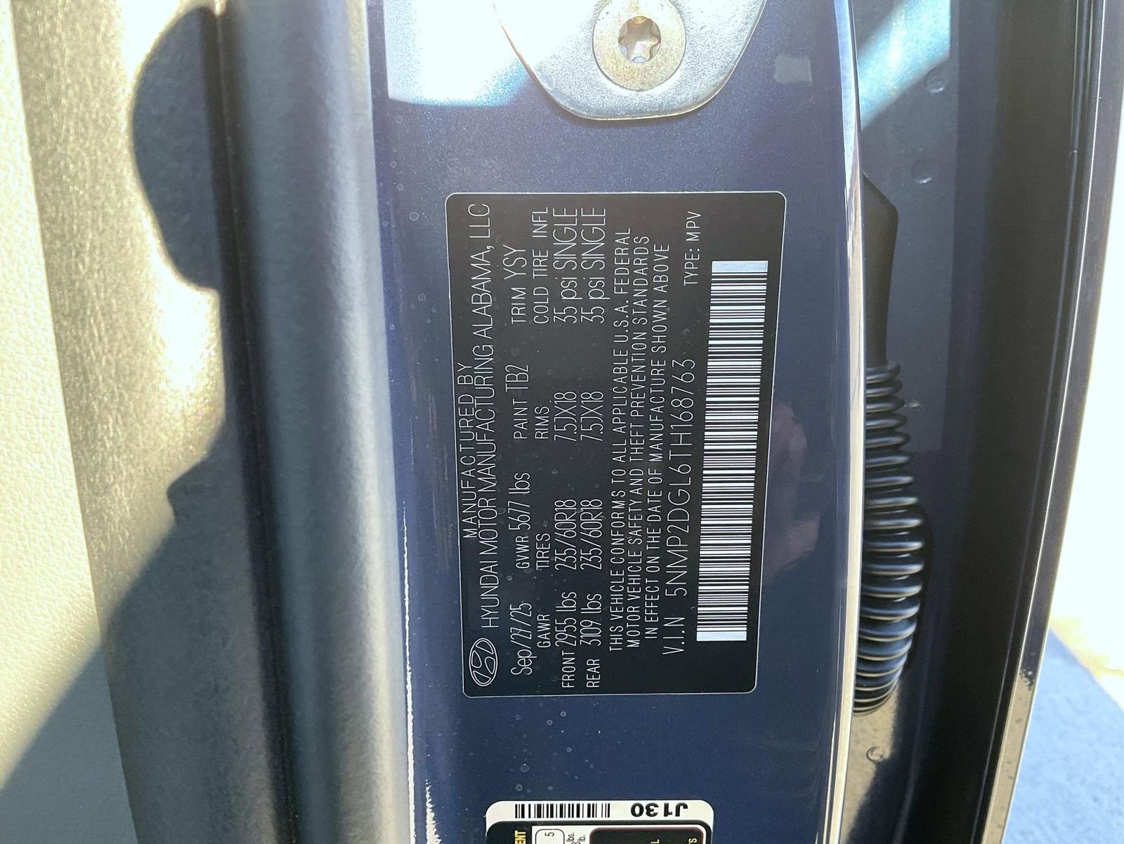 Certified 2026 Hyundai Santa Fe SEL image 27