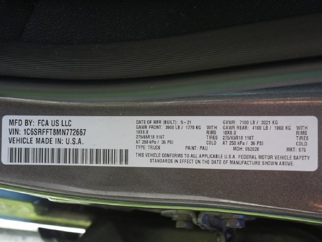 Used 2021 RAM 1500 Big Horn AWD/4WD image 8