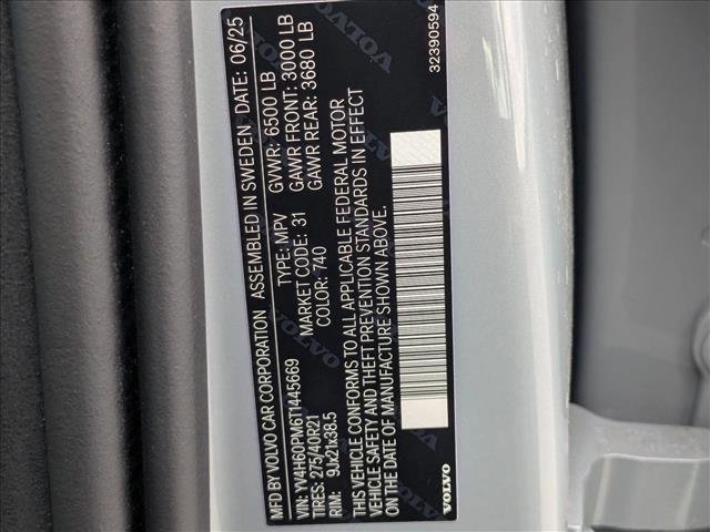 New 2026 Volvo XC90 T8 Ultra w/ Lounge Package image 21