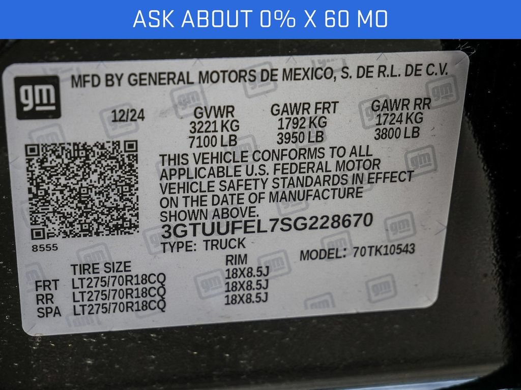 New 2025 GMC Sierra 1500 AT4X AWD/4WD image 44