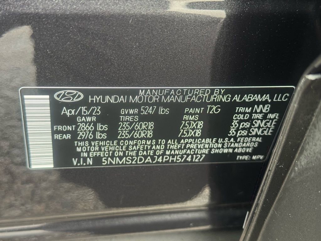 Certified 2023 Hyundai Santa Fe SEL image 9