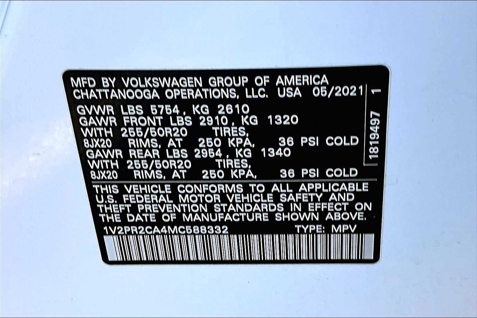 Used 2021 Volkswagen Atlas SE w/ Panoramic Sunroof Package image 36