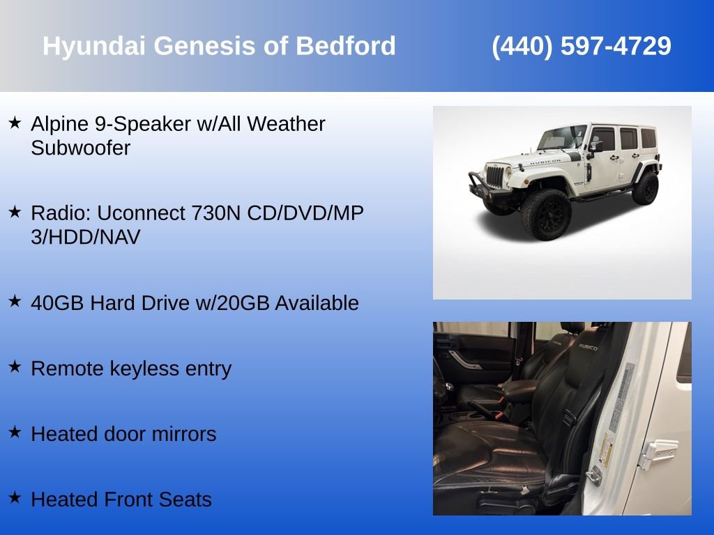 Used 2015 Jeep Wrangler Unlimited Rubicon w/ Dual Top Group image 14