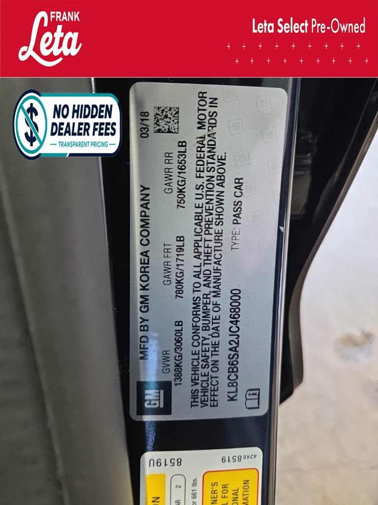 Used 2018 Chevrolet Spark LS FWD image 26
