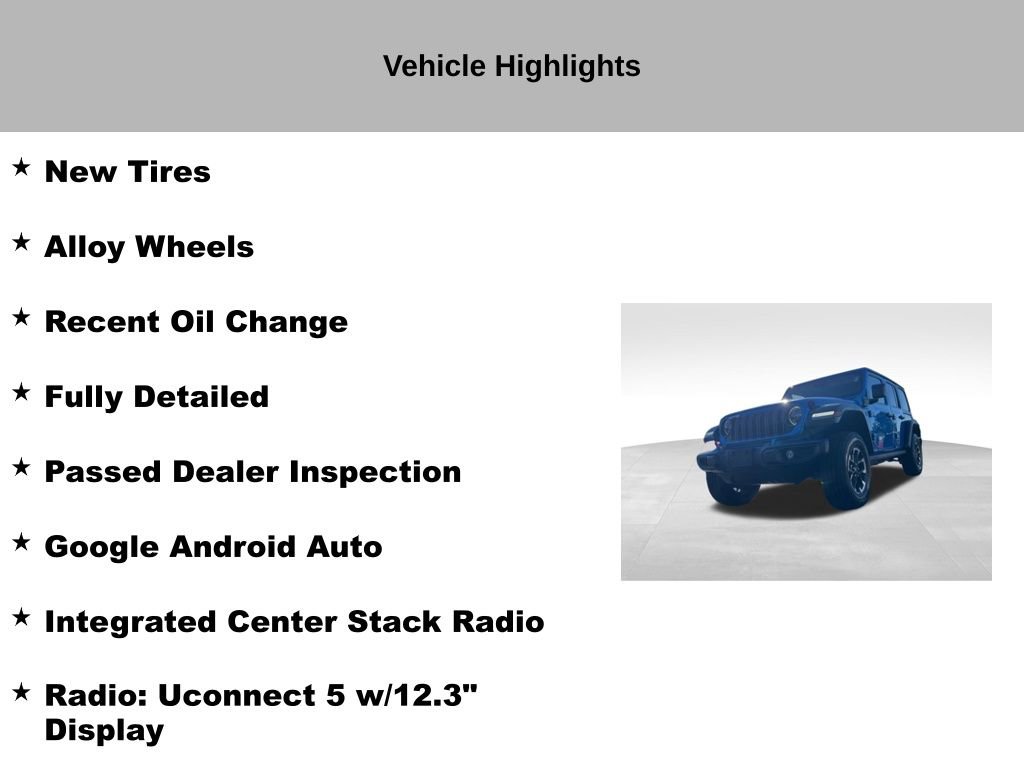 Used 2024 Jeep Wrangler Unlimited Rubicon 4xe image 9