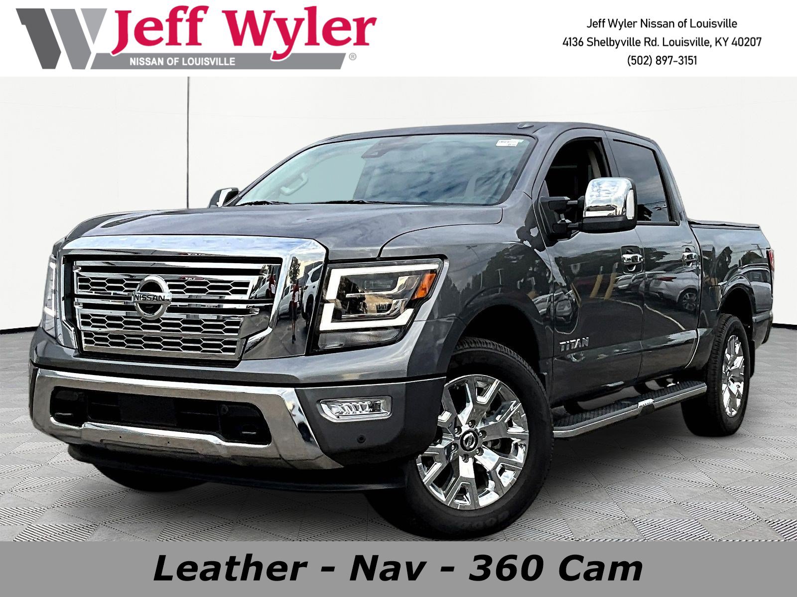 Certified 2021 Nissan Titan SL w/ Moonroof Package AWD/4WD image 1