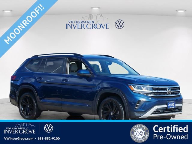 Certified 2022 Volkswagen Atlas SE w/ Panoramic Sunroof Package