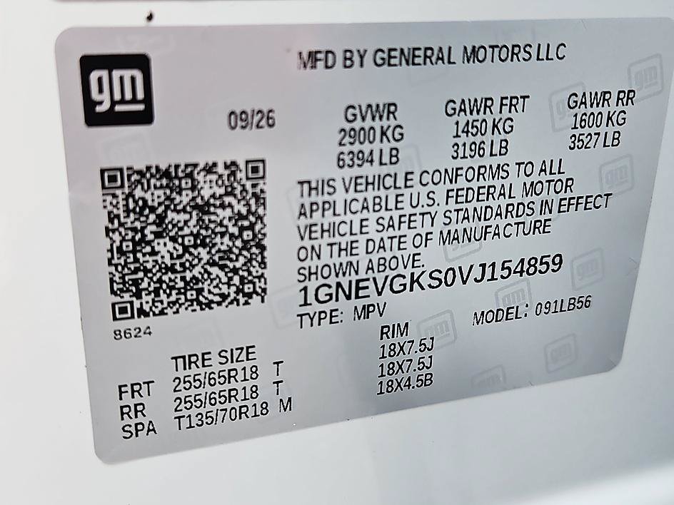 New 2027 Chevrolet Traverse LT AWD/4WD image 21