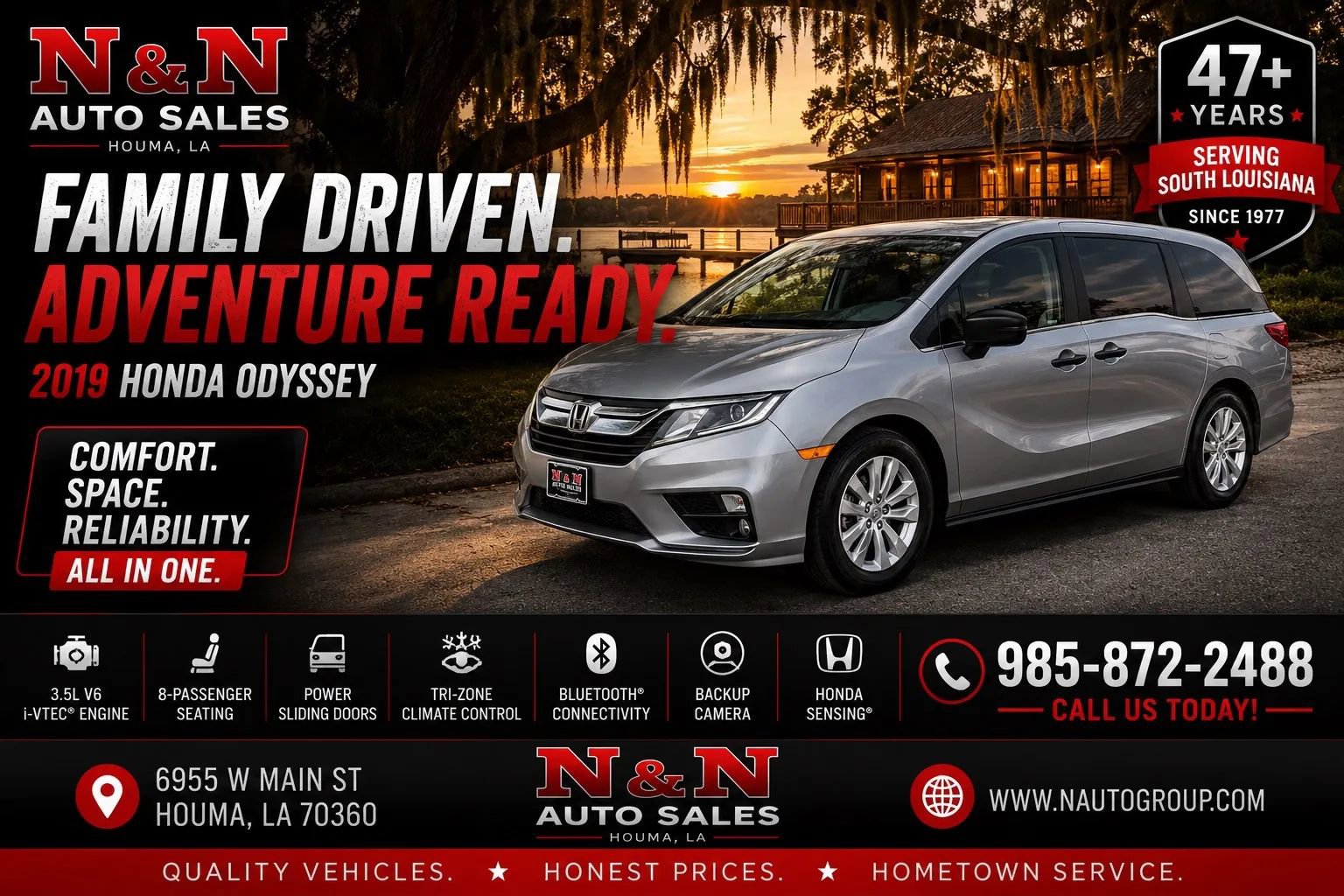 Used 2019 Honda Odyssey LX