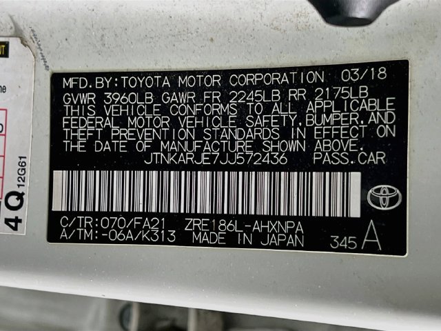Used 2018 Toyota Corolla iM w/ Carpet Mat Package (TMS) FWD image 11