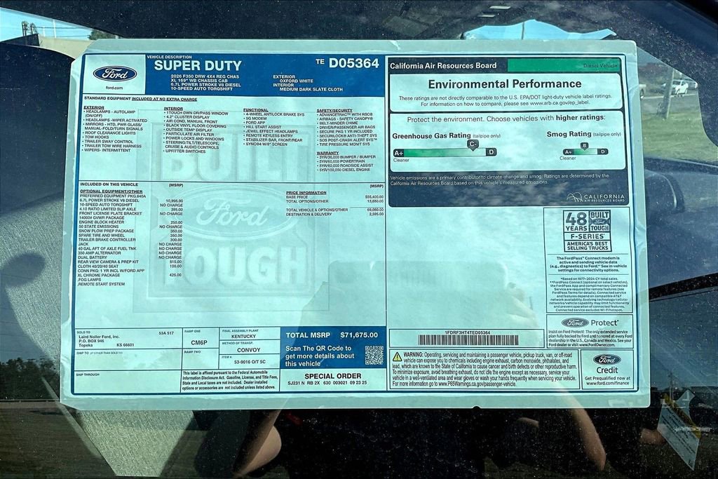 New 2026 Ford F350 XL w/ XL Chrome Package image 12