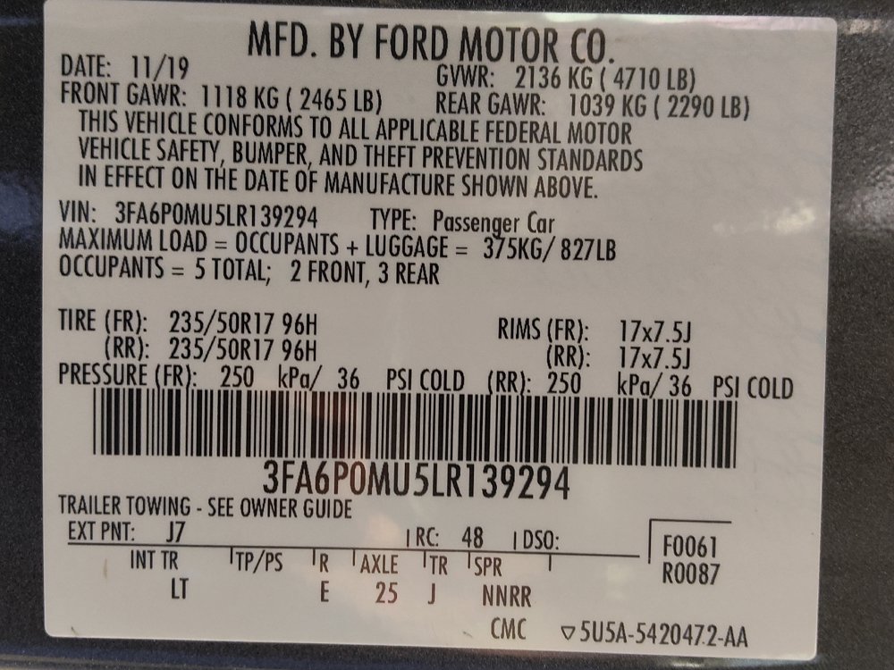 Used 2020 Ford Fusion SEL FWD image 33