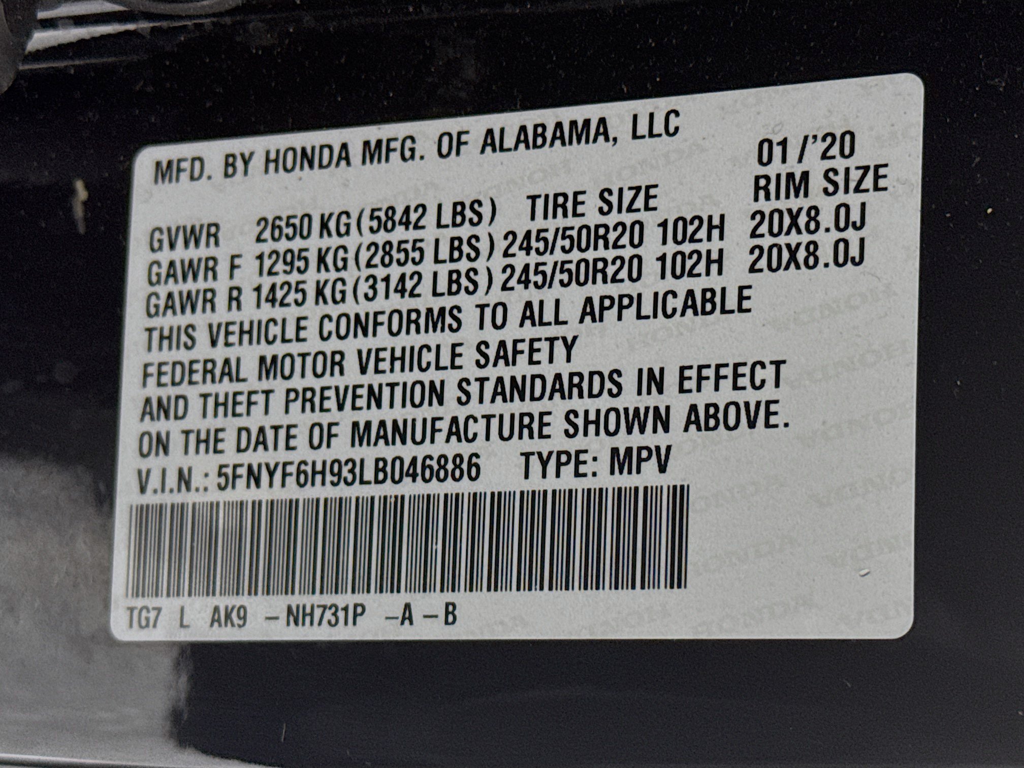 Used 2020 Honda Pilot Touring image 35
