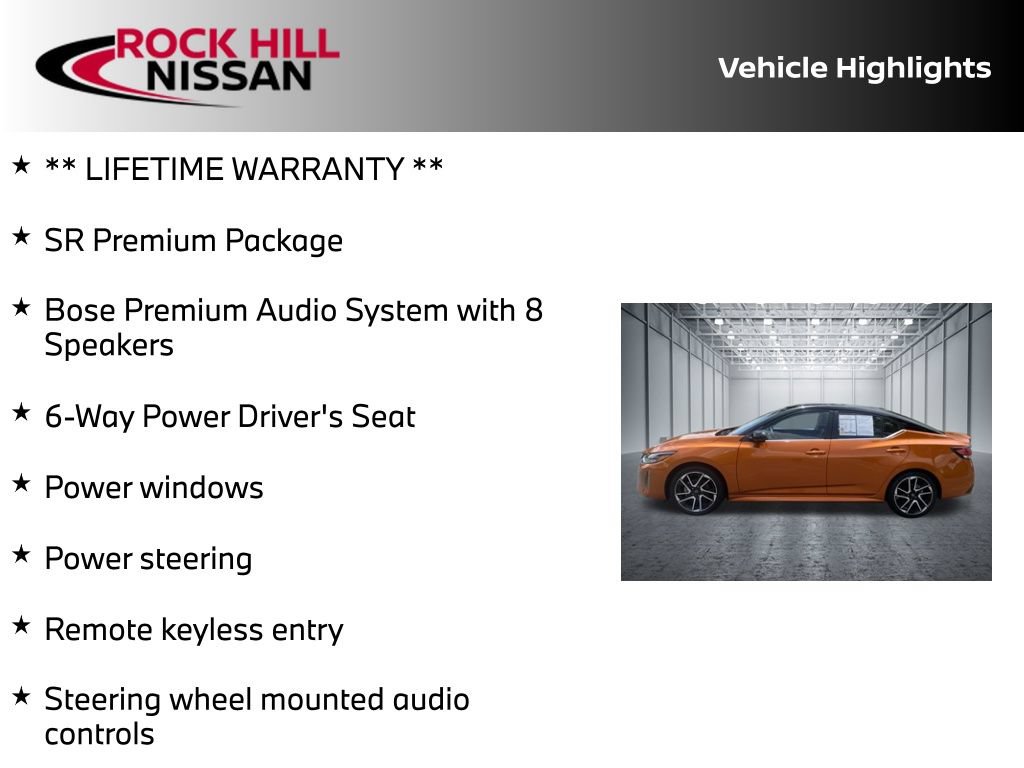 Certified 2025 Nissan Sentra SR w/ SR Premium Package FWD image 5