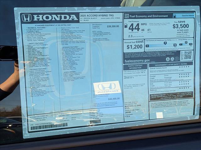 New 2025 Honda Accord Touring image 17