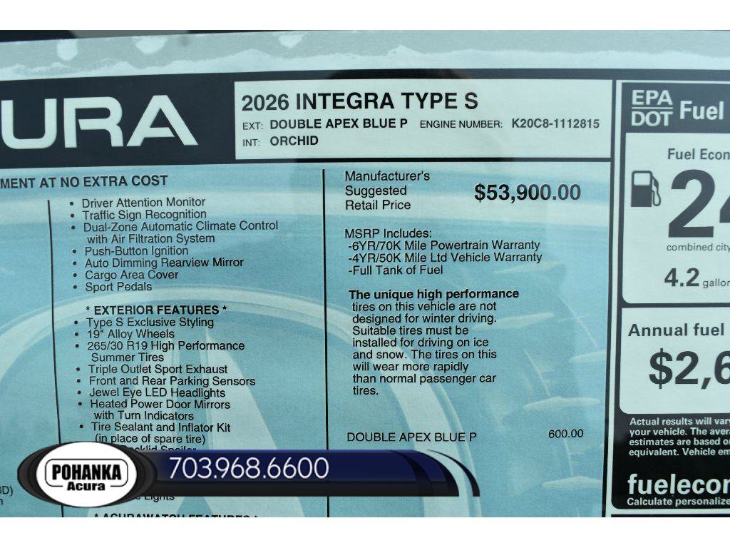 New 2026 Acura Integra Type S FWD image 33