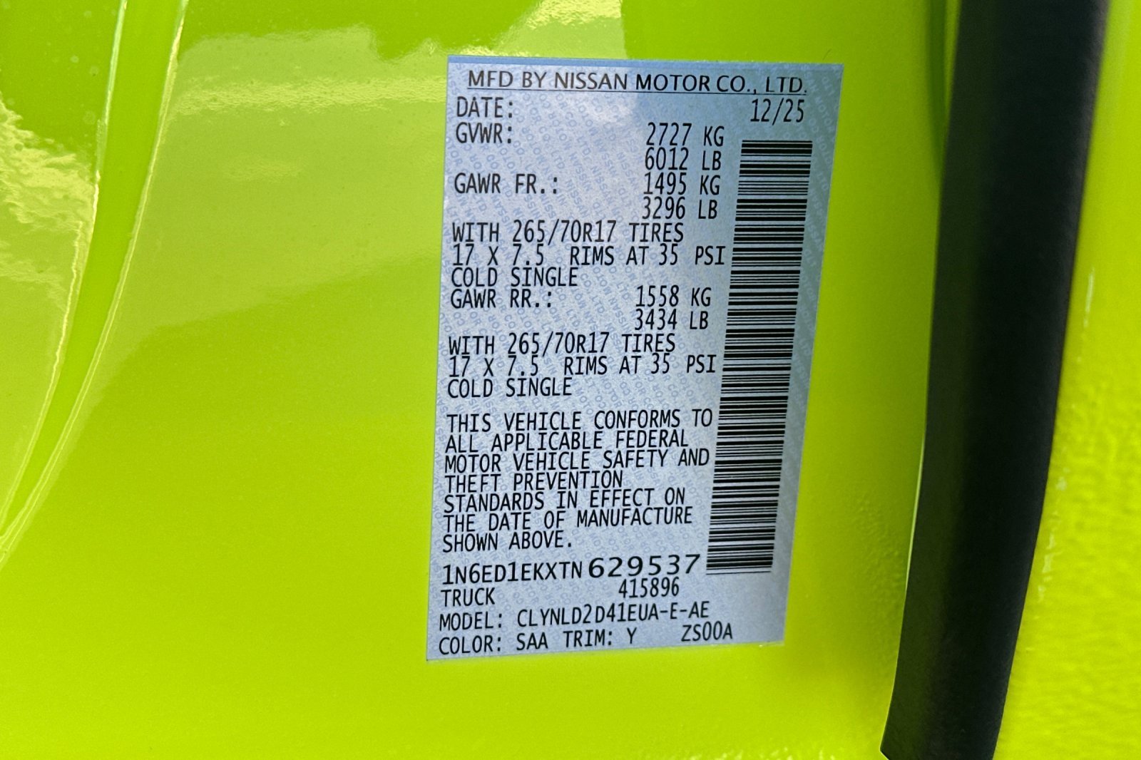 New 2026 Nissan Frontier PRO-4X w/ Pro Premium Package image 35