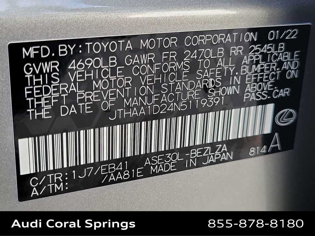 Used 2022 Lexus IS 300 w/ Accessory Package RWD image 29