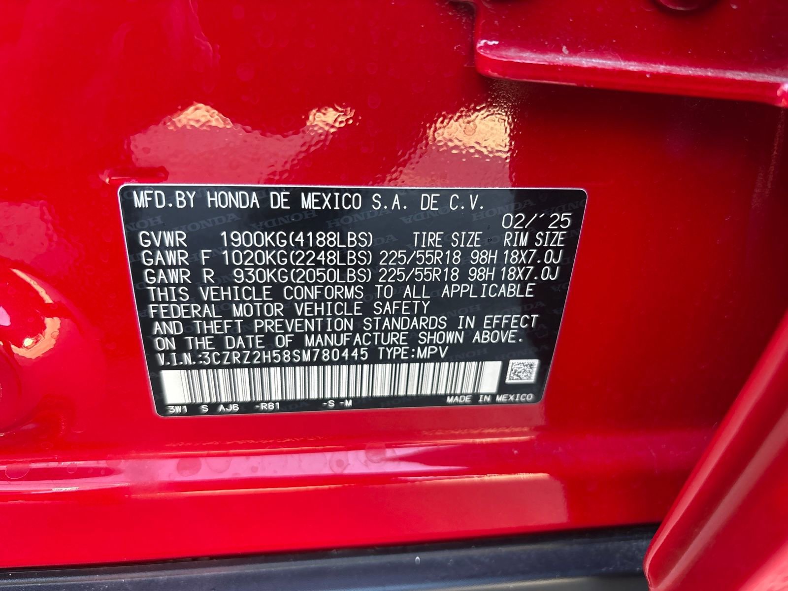 Used 2025 Honda HR-V Sport image 30