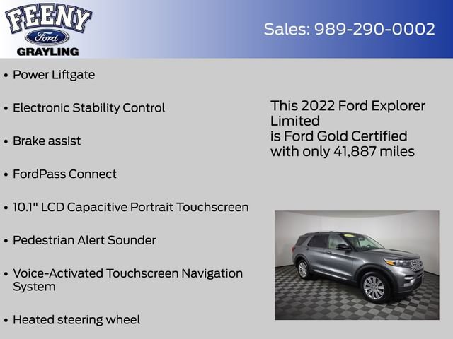 Used 2022 Ford Explorer Limited AWD/4WD image 22