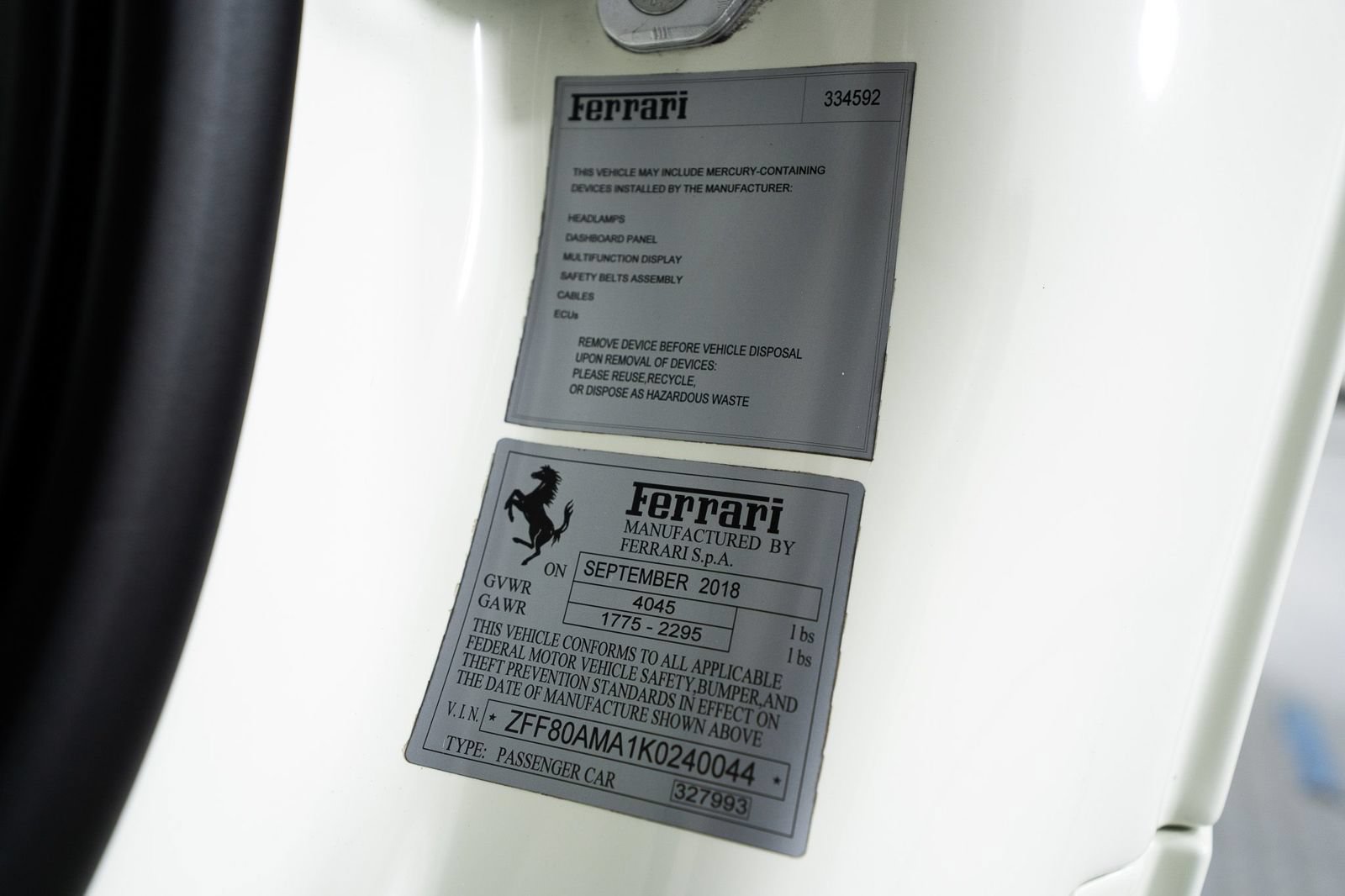 Certified 2019 Ferrari 488 Spider RWD image 20