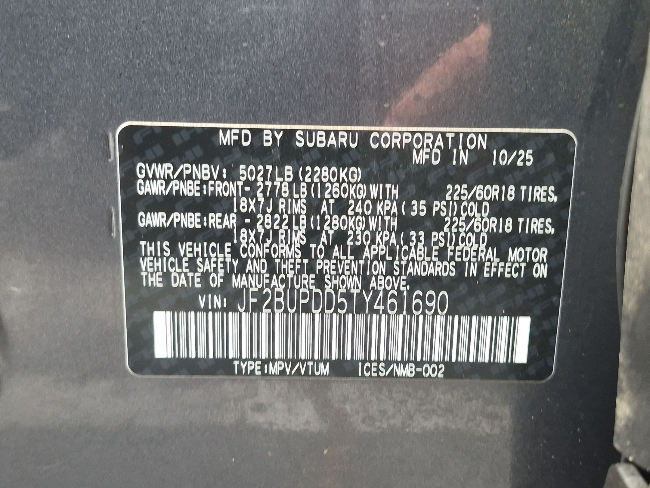 Certified 2026 Subaru Outback Limited AWD/4WD image 35