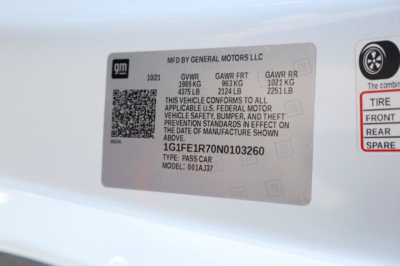 Used 2022 Chevrolet Camaro LT RWD image 41