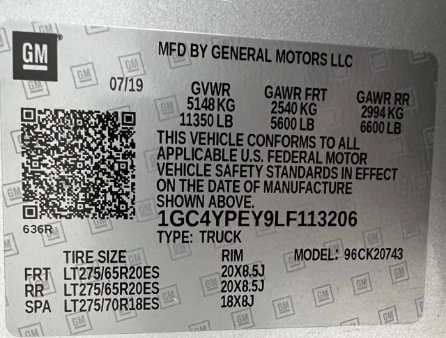 Used 2020 Chevrolet Silverado 2500 LTZ image 53