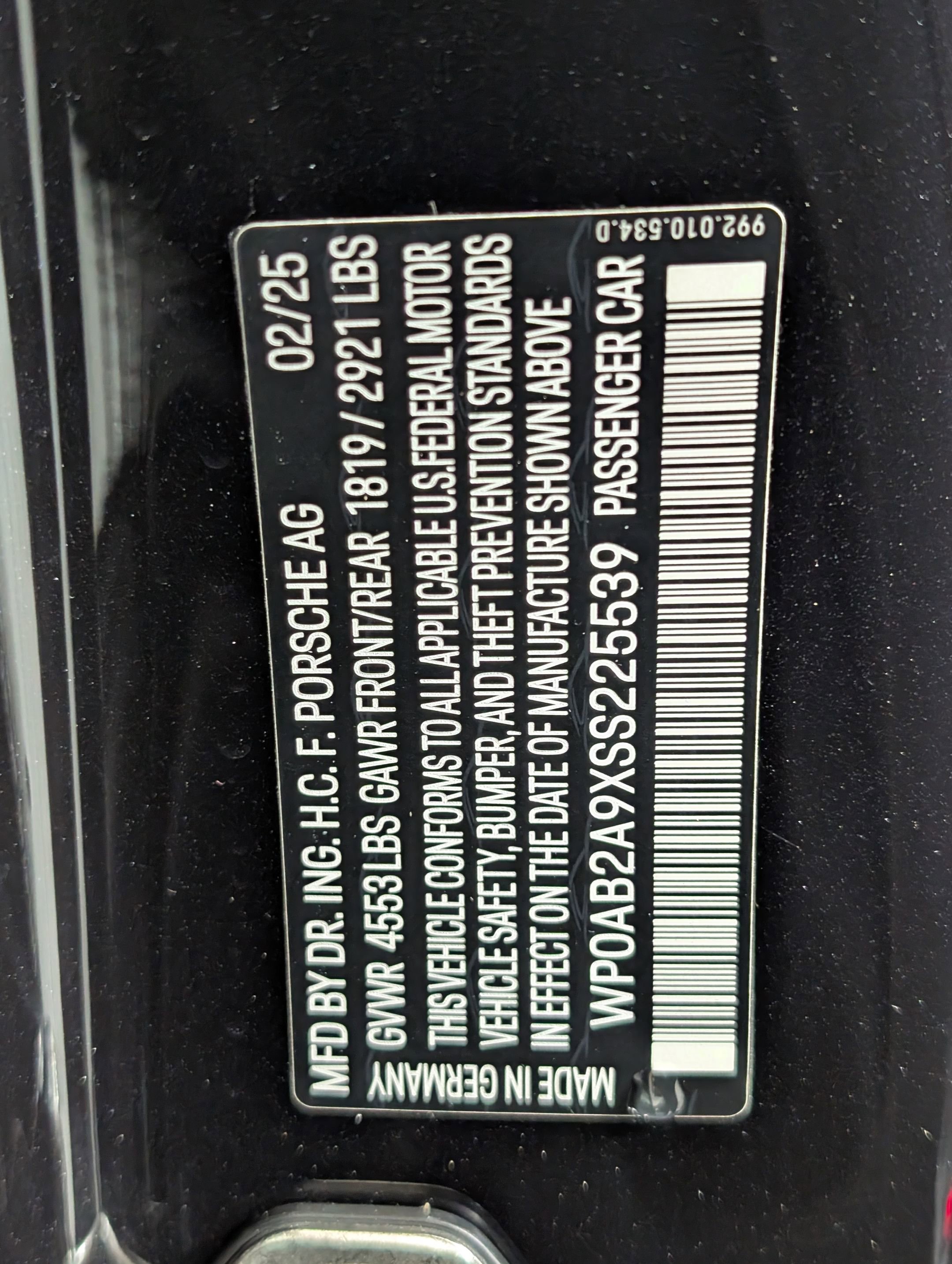 Certified 2025 Porsche 911 Carrera 4 GTS image 24