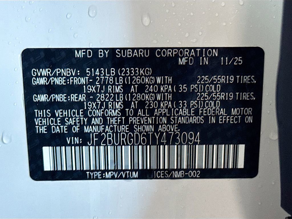 New 2026 Subaru Outback Limited XT image 31