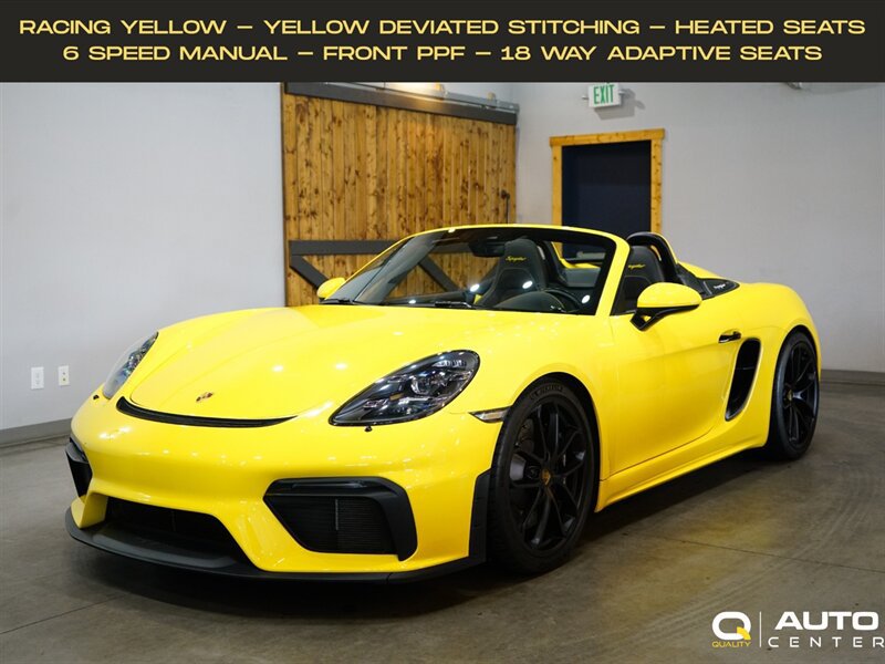 Used 2020 Porsche 718 Boxster Spyder RWD image 1