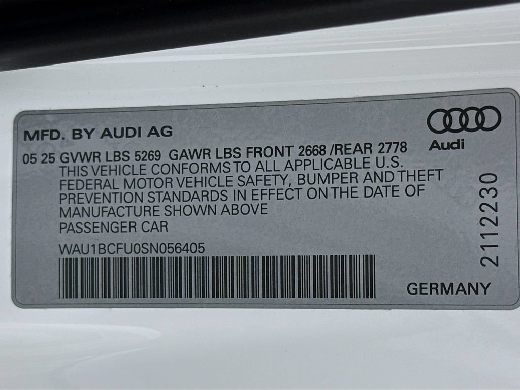 Used 2025 Audi A5 2.0T Premium w/ Convenience Package AWD/4WD image 36