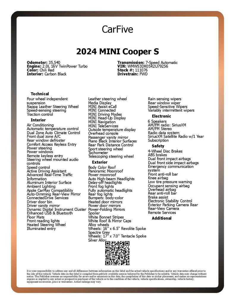Used 2024 MINI Cooper S FWD image 30