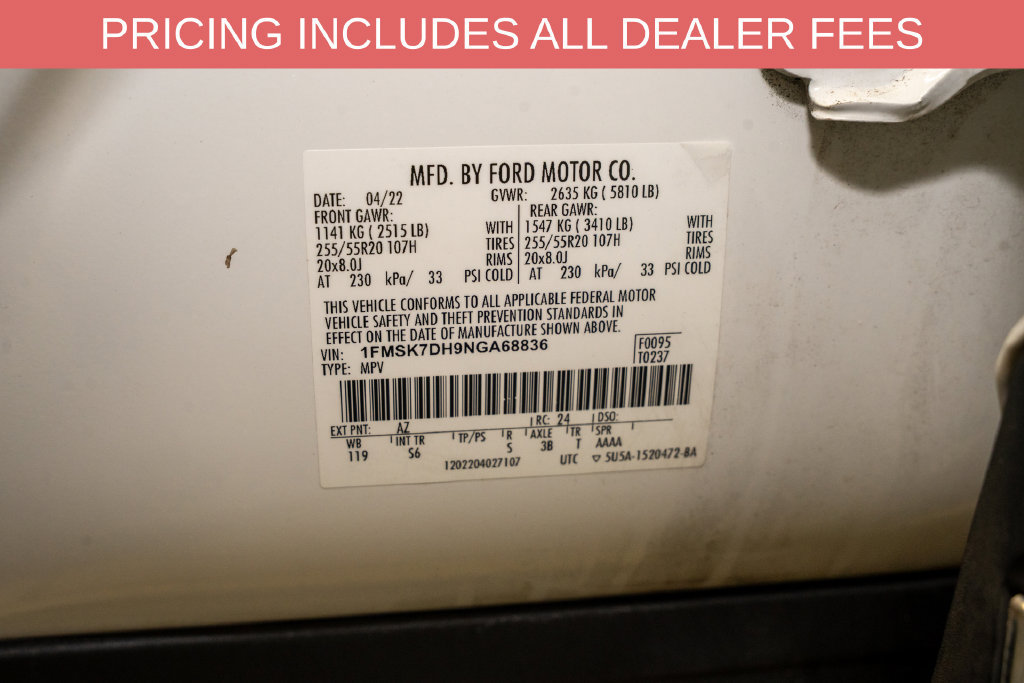 Used 2022 Ford Explorer XLT w/ Equipment Group 202A RWD image 21
